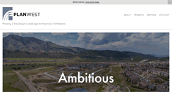 Desktop Screenshot of planwest.com