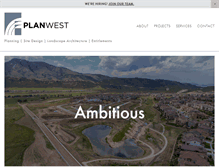 Tablet Screenshot of planwest.com